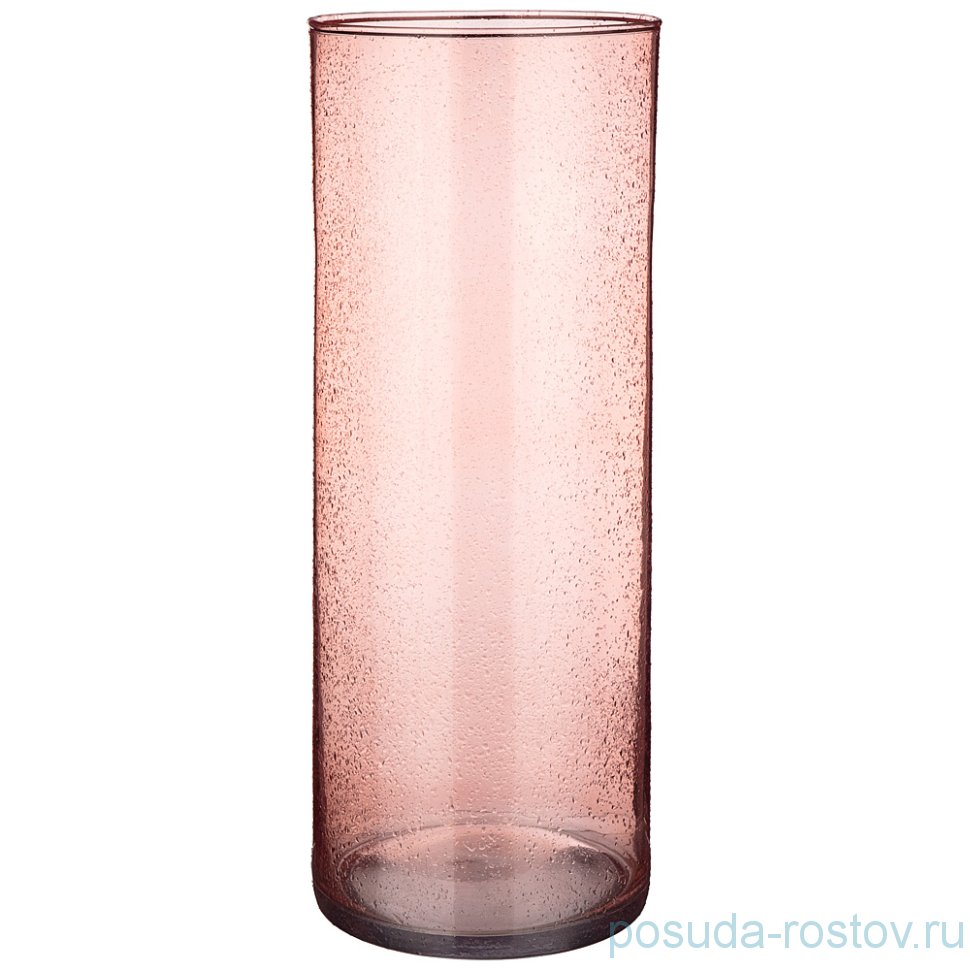 Ваза для цветов 40 см "Cilindro rose drops" / 269734