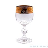 Бокал для белого вина 150 мл 1 шт &quot;Клаудия /Орнамент на золоте&quot;  / 243650