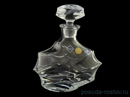 Графин для водки/ликера 800 мл &quot;Calypso /Без декора&quot; хрусталь Йиглава / 019184