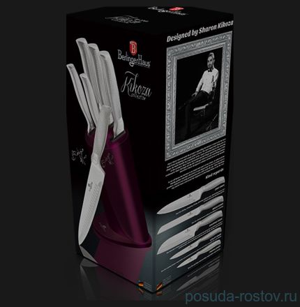 Набор кухонных ножей 6 предметов на подставке &quot;Kikoza Collection&quot; / 135648