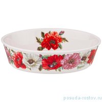 Салатник 17,5 х 12,5 х 5 см &quot;Маки&quot; / 272616