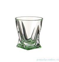 Стакан для виски 340 мл 1 шт &quot;Квадро /Разноцветное дно&quot; (бледно-зелёный) / 209100