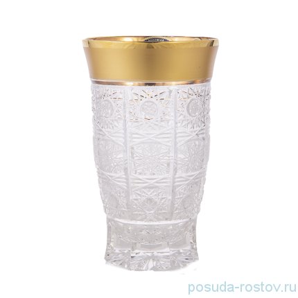 Стаканы для воды 290 мл 6 шт &quot;Снежинка /Матовое золото&quot; / 165265