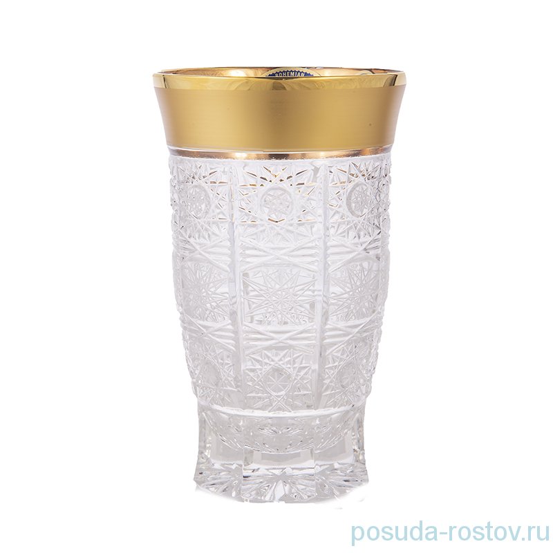 Стаканы для воды 290 мл 6 шт "Снежинка /Матовое золото" / 165265