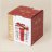 Емкость для хранения 8,5 х 8,5 х 9 см &quot;Celebration gift&quot; / 354433