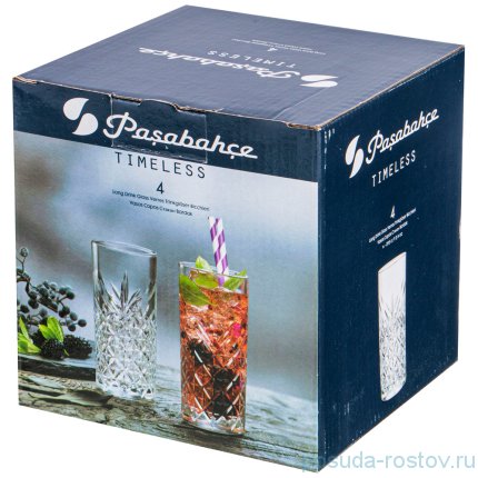 Стаканы для воды 300 мл 4 шт &quot;Timeless /Агат&quot; / 227361