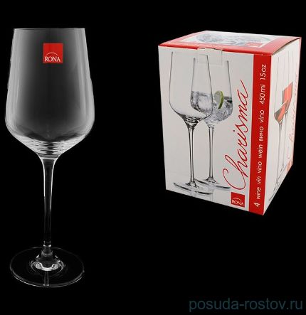 Бокалы для белого вина 350 мл 4 шт &quot;Charisma /Без декора&quot; / 104688