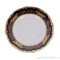 Блюдо 33 см круглое глубокое &quot;Веймар /Симфония /Кобальт&quot; / 222543