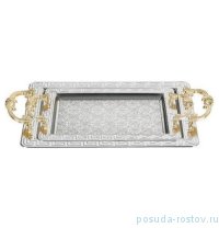 Набор подносов 2 шт прямоугольные &quot;Rectangular V /серебро&quot; / 272549