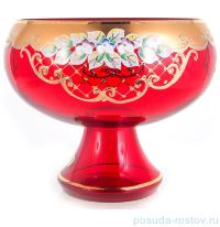 Ваза для фруктов 24 см н/н &quot;Лепка красная /5849&quot; / 119487