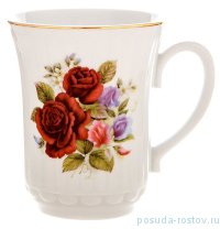 Кружка 250 мл &quot;Дерби /Цветы&quot; ассорти / 085824