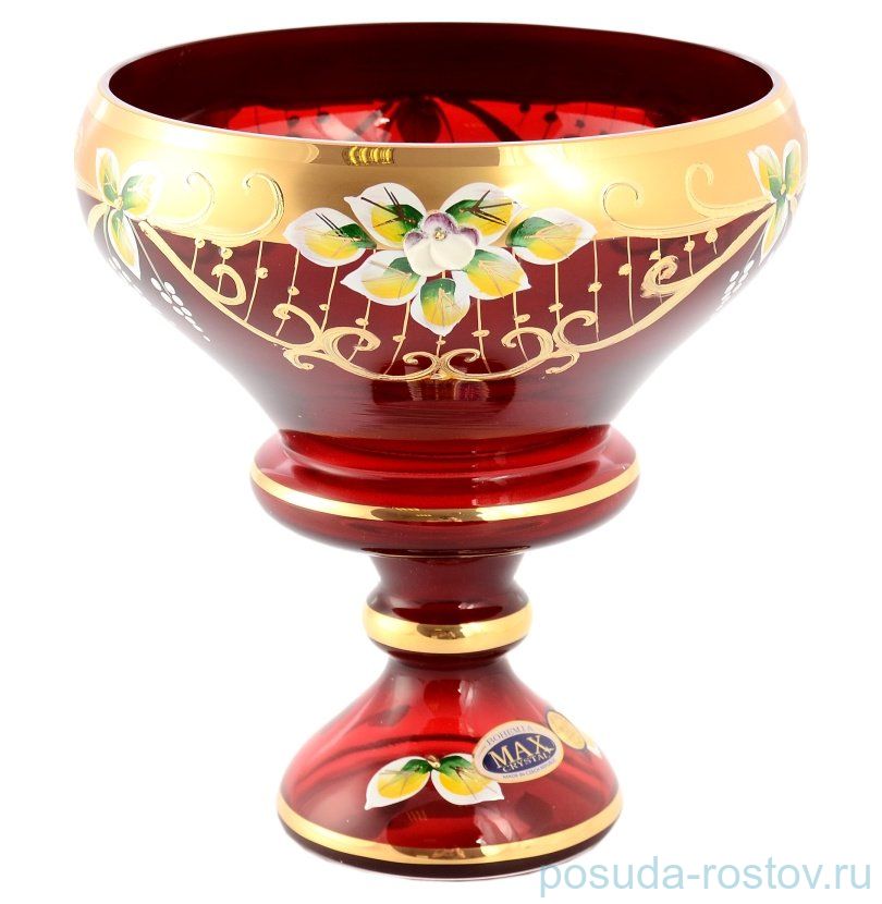 Конфетница 20 см н/н "Лепка красная" SC / 146912