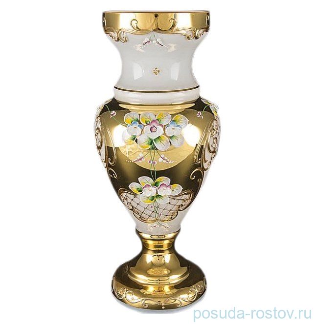 Ваза для цветов 60 см "Лепка белая" / 038794