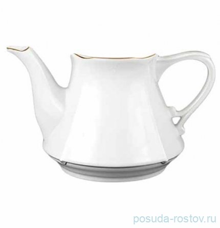 Заварочный чайник без крышки 1,1 л &quot;Камелия /Отводка золото&quot; / 337420