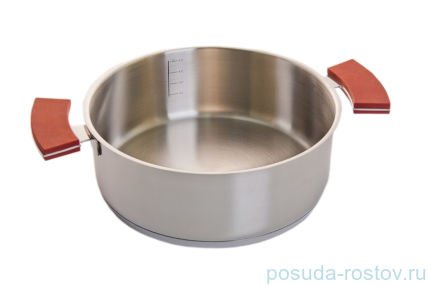 Кастрюля 28 см в диаметре, с силиконовыми ручками &quot;Sambonet&quot; / 057407