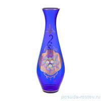 Ваза для цветов 35 см синяя &quot;Лепка&quot; / 169653