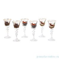 Рюмки 60 мл 6 шт &quot;Кристина /Охота /Кабан /Лиса /Лось&quot; / 182788