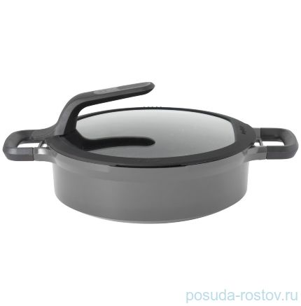 Сотейник 26 см с двумя ручками с крышкой 3,9 л &quot;Gem grey&quot; / 162392