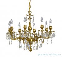 Люстра 8 рожковая хрусталь &quot;Проусек&quot; 68 х h-53 x 12,5 kg / 098521