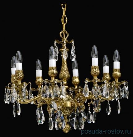 Люстра 8 рожковая хрусталь &quot;Проусек&quot; 68 х h-53 x 12,5 kg / 098521
