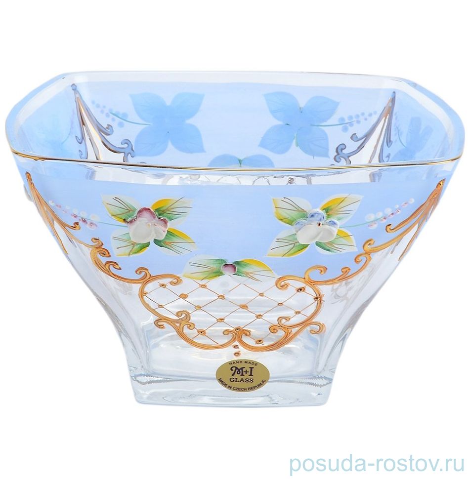 Ваза для конфет 13 см "Лепка васильковая" U-R / 097899