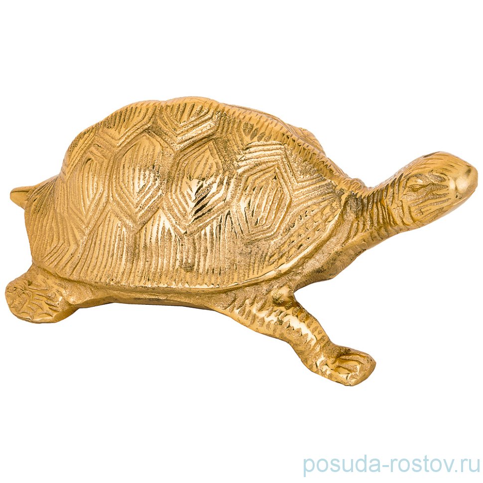 Фигурка 23,5 х 12,5 х 9,5 см золотая "Черепаха" / 255789