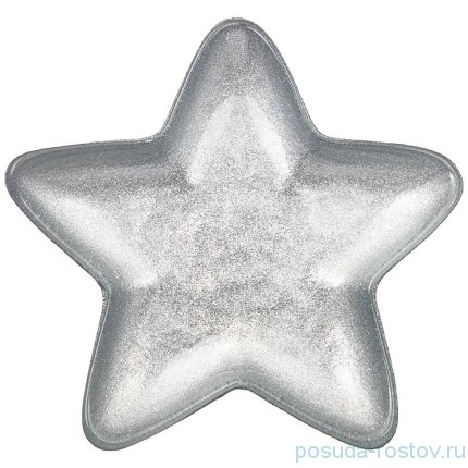 Блюдо 17 х 17 см Звезда &quot;Star silver shiny&quot; (20шт.) / 226071