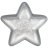 Блюдо 17 х 17 см Звезда &quot;Star silver shiny&quot; (20шт.) / 226071