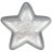 Блюдо 17 х 17 см Звезда &quot;Star silver shiny&quot; (20шт.) / 226071