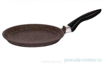 Блинница 20 см антипригарное покрытие несъёмная ручка &quot;Мечта /Гранит /Brown&quot; / 154114