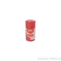 Свеча столбик 12 х 5,8 см ребристая ароматическая &quot;Гранат /Bolsius&quot; / 257239