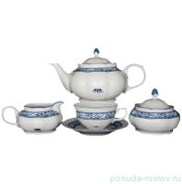 Чайный сервиз на 6 персон 15 предметов &quot;Николь /Гжель&quot; / 036150
