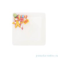 Блюдо 26 см квадратное &quot;christmas world /sweet candies&quot; / 270958