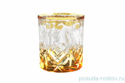 Стаканы для виски 340 мл 6 шт &quot;Timon /Опера золото&quot; янтарное дно / 139585
