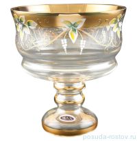 Конфетница 20 см н/н золото &quot;Star Crystal /Лепка&quot; / 099580