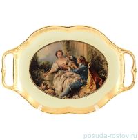 Блюдо 38,5 х 25,5 х 6 см с ручками &quot;Барокко /Bruno Costenaro&quot; / 132604