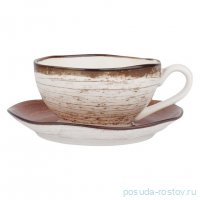 Пара чайная 180  мл, фарфор P.L. cерия  WOOD-FUSION / 365893