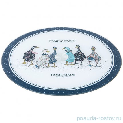 Блюдо 32 х 3 см вращающееся круглое &quot;family farm&quot; / 330627