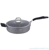 Сковородка 24 см с крышкой &quot;Grey Stone Touch Line&quot;  / 114031
