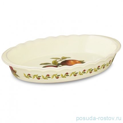 Блюдо для запекания 39 х 24 см овальное &quot;Artigianato ceramico /Гранат&quot; / 232994