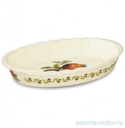 Блюдо для запекания 39 х 24 см овальное &quot;Artigianato ceramico /Гранат&quot; / 232994