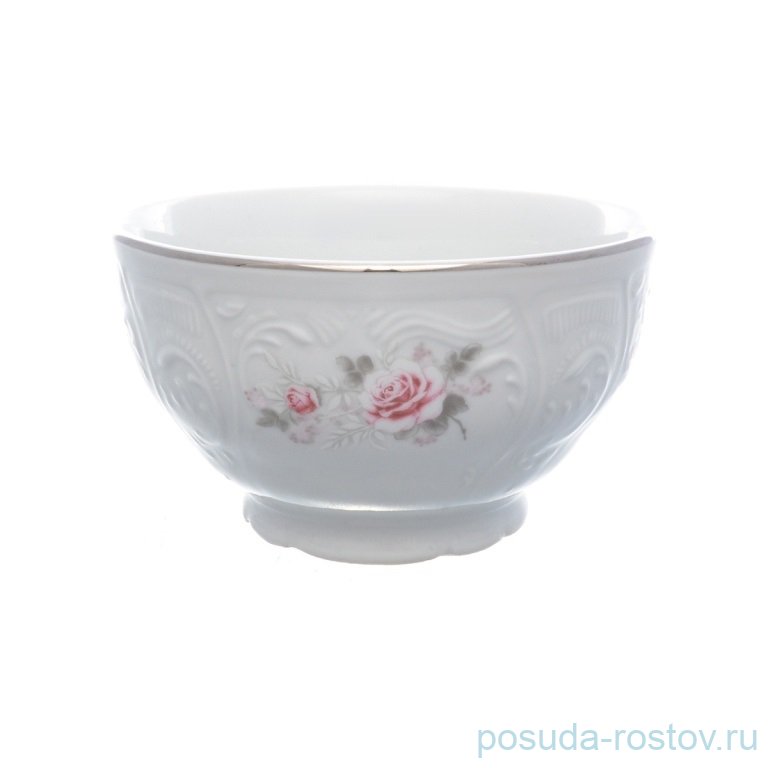 Пиала 13 см (540 мл) 1 шт н/н "Бернадотт /Серая роза /платина" / 208977