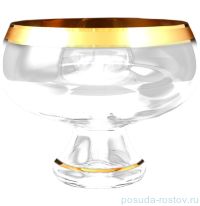 Фруктовница 26 см н/н &quot;Матовая полоса /золото&quot; MH / 117586