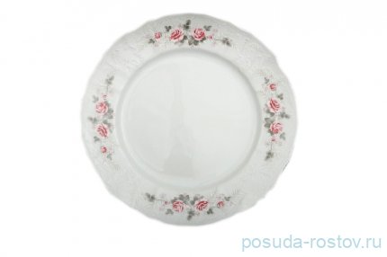 Тарелка 17 см 1 шт &quot;Бернадотт /Серая роза /платина&quot; / 087345