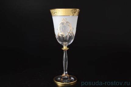 Бокалы для белого вина 185 мл 6 шт &quot;Анжела /Антик золото&quot; Б-Г / 036023
