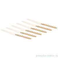 Столовые приборы 6 предметов Нож 21,5 х 1,5 х 1 см &quot;Alejandria /Золото&quot; / 170410