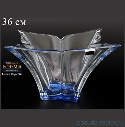 Ваза для фруктов 36 см &quot;Флораль /Синее дно&quot; / 080395