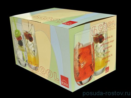 Стаканы для воды 350 мл 6 шт &quot;Cool /Европейский декор&quot; / 061214