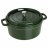 Кокот 28 см с крышкой зелёный базилик 6,7 л &quot;STAUB&quot; / 252710