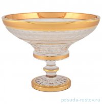 Конфетница 25,5 см н/н &quot;Фелиция /Матовая полоса /золото&quot; MC  / 133221